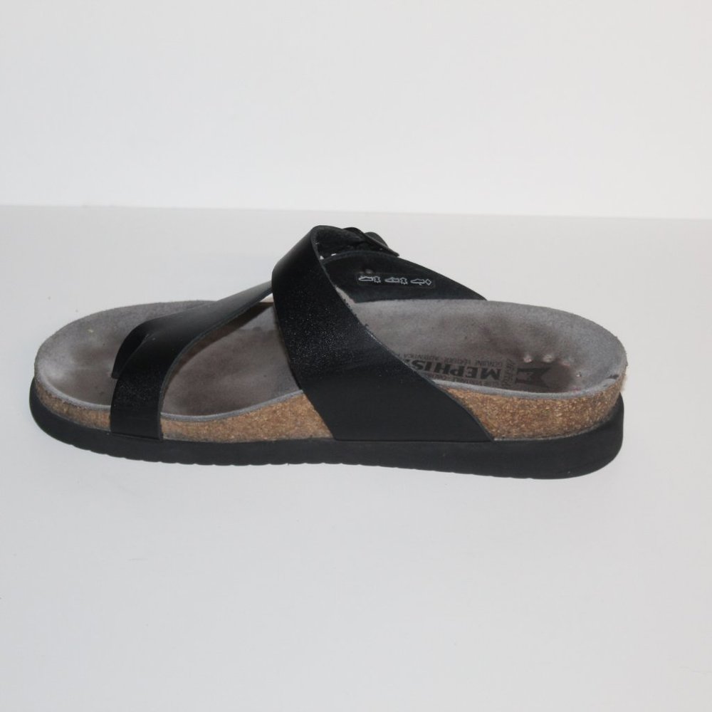 Mephisto Sandals Women 36 = US 6 Leather Black_4